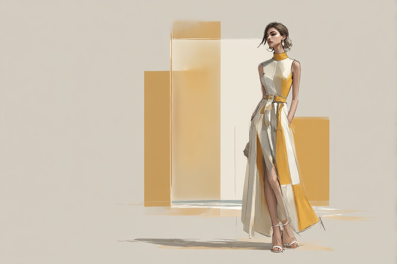 The_Perfect_Gold_High_Neck_Dress_For_A_Beach_Holiday._Drawing_1c4053ac-7ad2-4a2b-8775-17707ccb002b_1