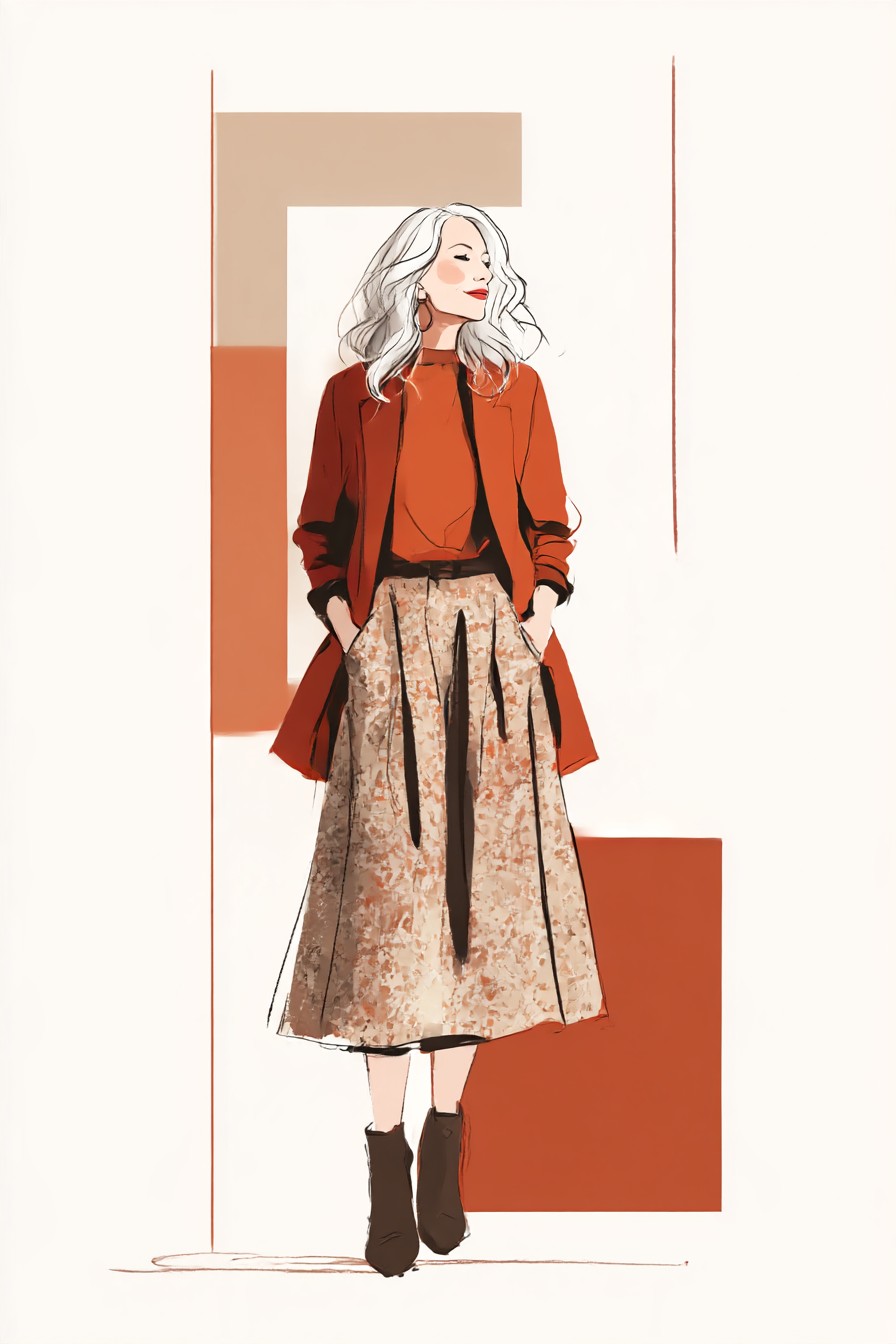 How to Wear Skirts in Autumn