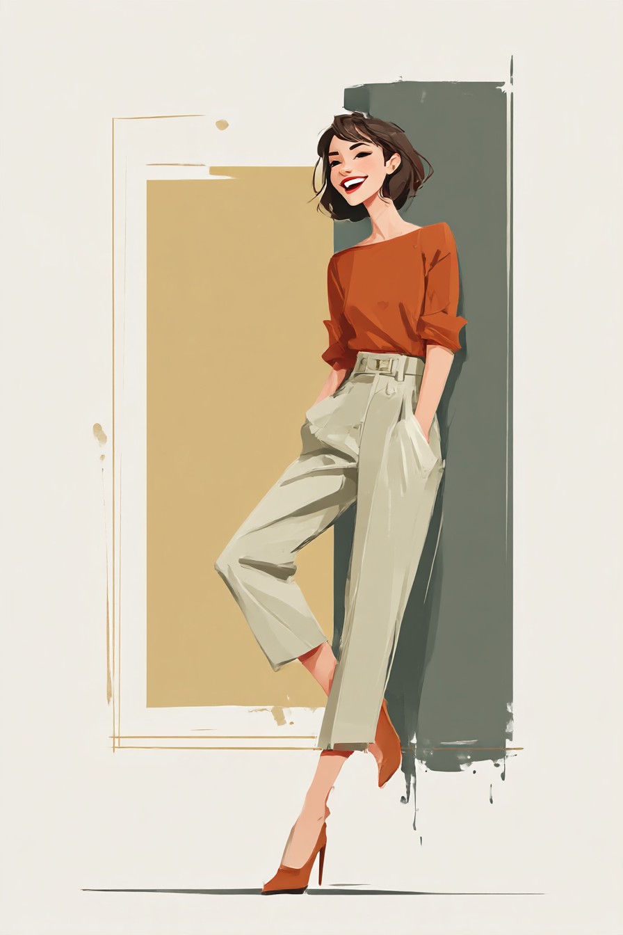 Simple Work Outfits with Trousers for Real Life